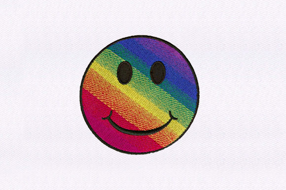 A Designer's Review of the Colorful Smiling Emoji Embroidery Design