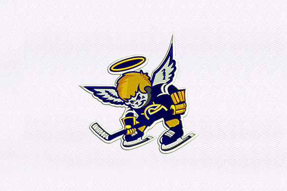 A Hockey Playing Angel Embroidery Design Review