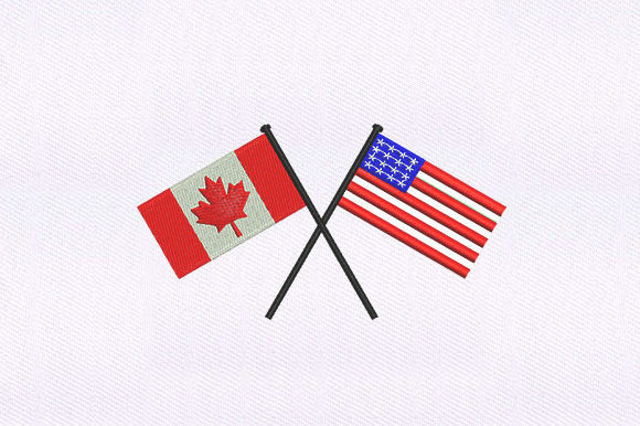 A Perfect Pair: Crafting Heartfelt Gifts with USA and Canada Flags