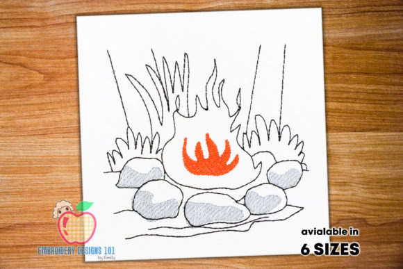 A Quick Stitch Campfire Design for Craft Fair Success
