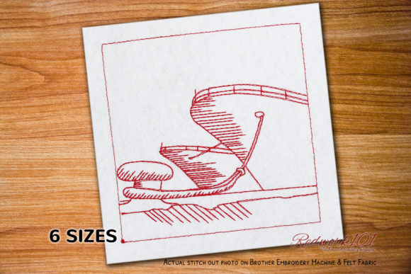 A Timeless Mooring Line Embroidery Design for Personalized Gifts