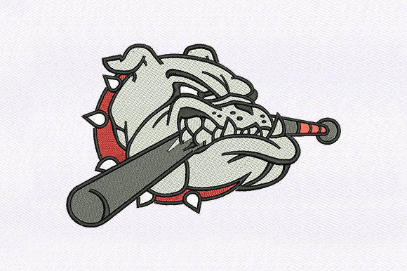 Angry Bulldog Embroidery Design: A Designer's Review for Small Business Merch