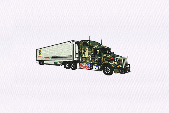 Craft Fair Product Review: Military Truck Embroidery Design