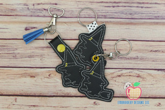 Halloween Witch Keyfob Keychain ITH Design Review