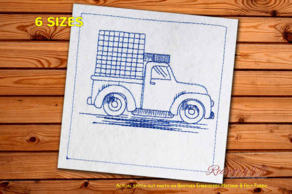 Old Red Truck Redwork: A Seasonal Embroidery Review