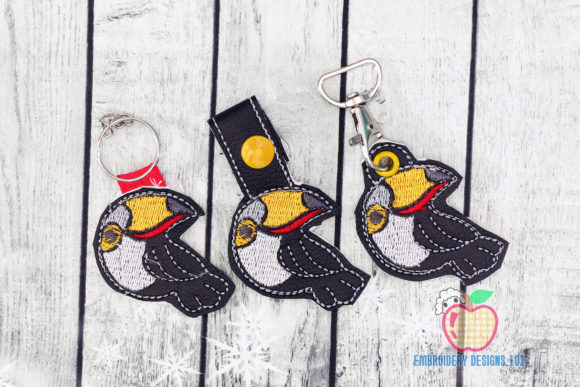 Toucan Bird ITH Keyfob: An Embroidery Designer's Review