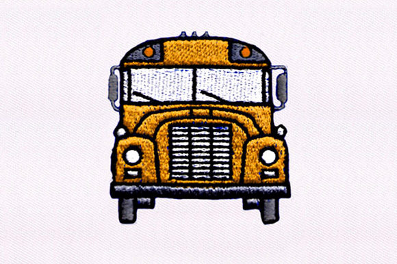 Yellow School Bus Design: A Classic Transportation Embroidery File Review